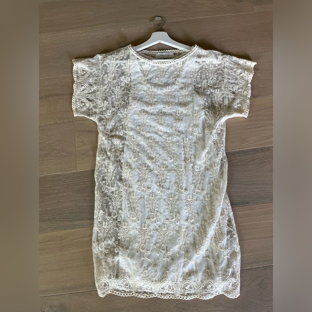 Zimmermann white lace dress